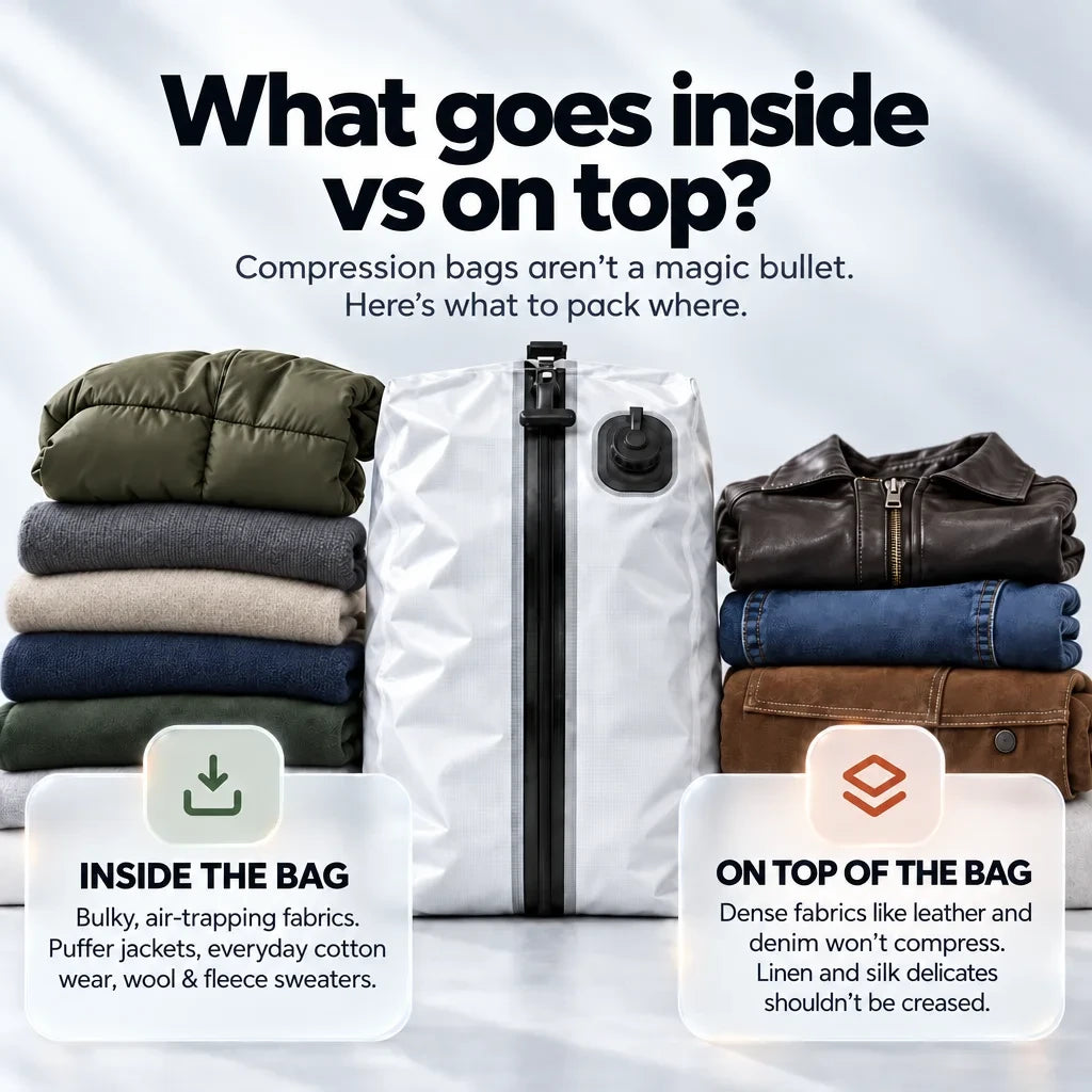 Packomic AutoVac™ Travel Compression Bag