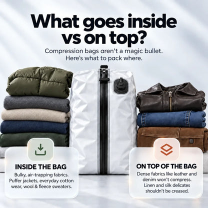 Packomic AutoVac™ Travel Compression Bag