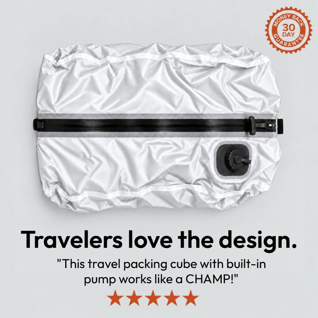 Packomic AutoVac™ Travel Compression Bag